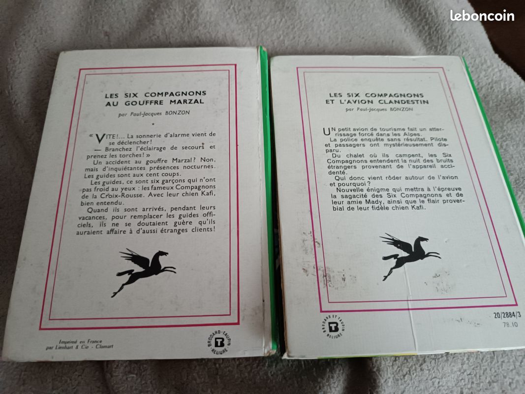 Livres bibliothèque verte les 6 compagnons (image 2)