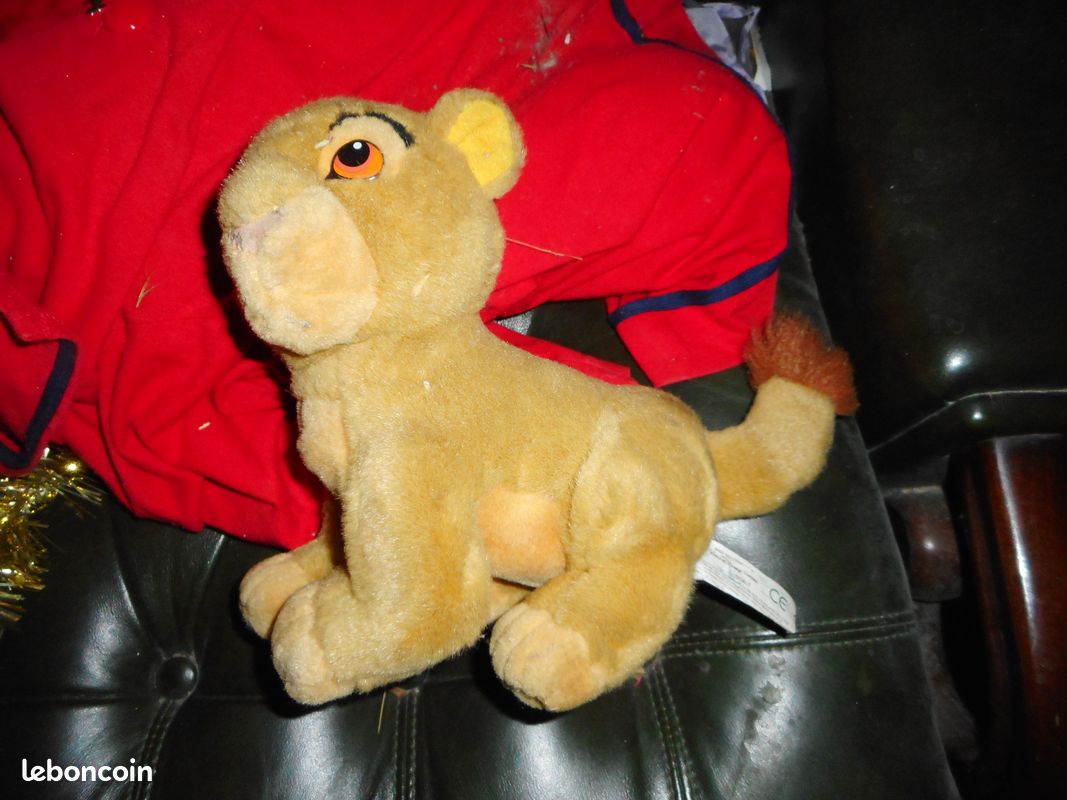 Peluche roi lion vintage disney (image 1)
