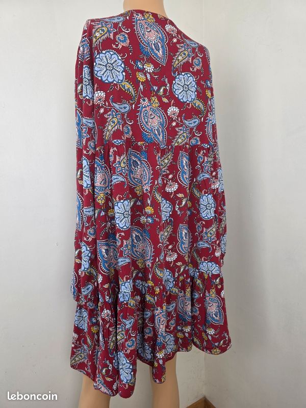 Robe bohème 🍒April vintage paris🍒taille jusqu'au 40/42 (image 3)