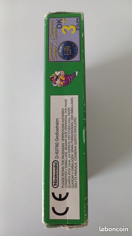 Wario Land 4 Gameboy Advance jeu boîte et notice (image 6)