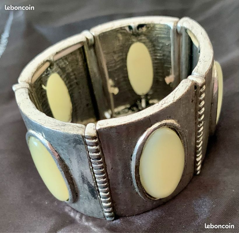 Bracelet Vintage Femme – Métal Doré – Bijou De Mode Rétro