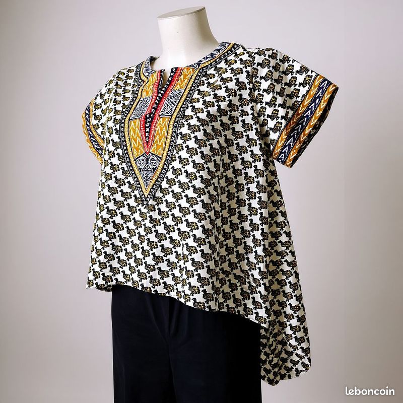 Haut chic et ample en wax Addis-Abeba Vêtements