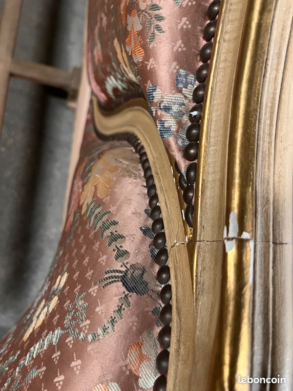Lit corbeille style Louis XV (image 6)