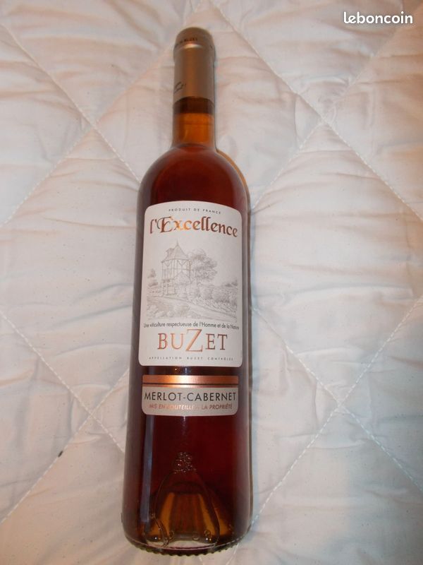 1 bouteille vin rosé - BUZET 2015 - " L'excellence" - Alc 13 % vol (image 1)