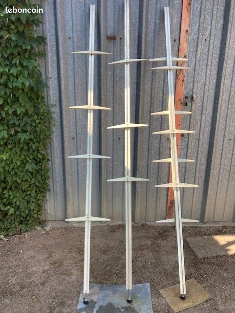 Support étagères sur profilés aluminium (image 1)