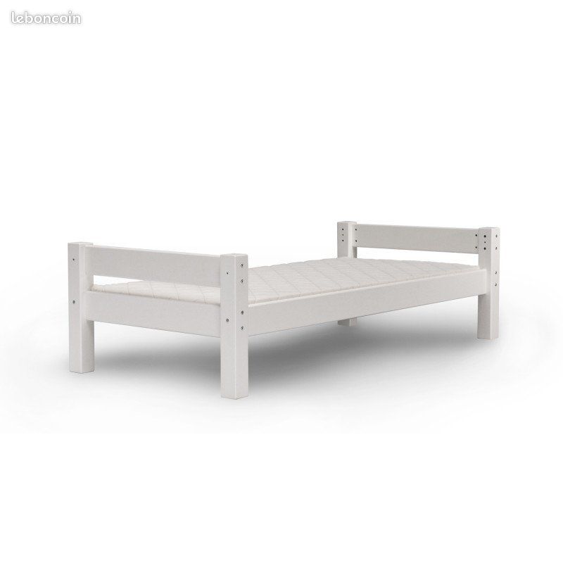 Lit mezzanine évolutif (bois massif) (image 6)