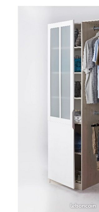 Porte de placard dressing blanche (image 1)