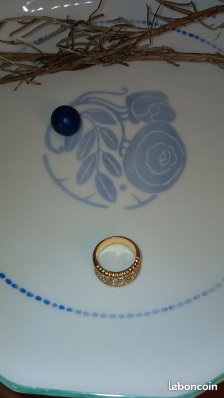 Bague or et diamants (image 3)