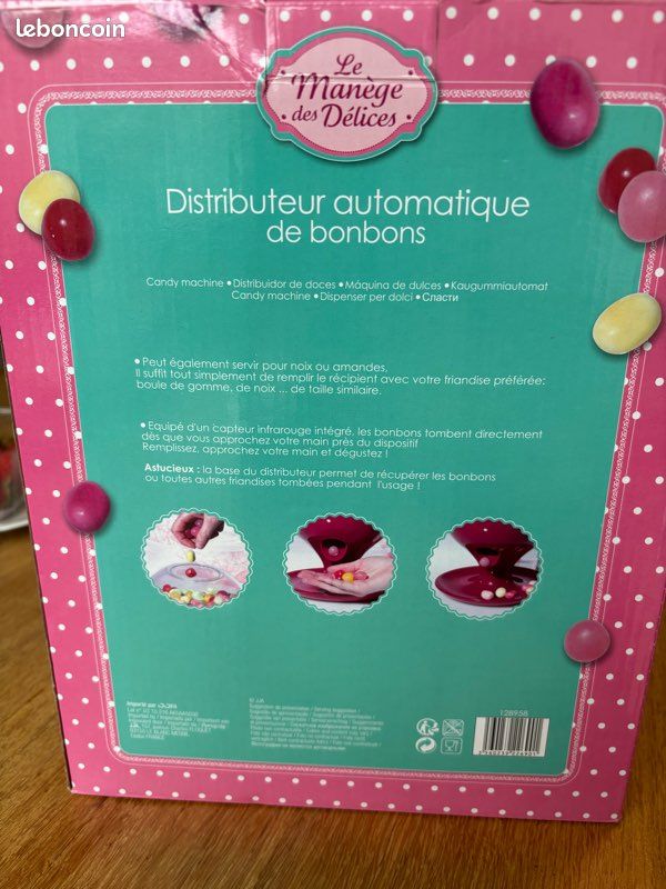 Distributeur De Bonbons Automatique à Détection – Machine à Bonbons Motion Sensor, Bureau & Fêtes (Batterie)