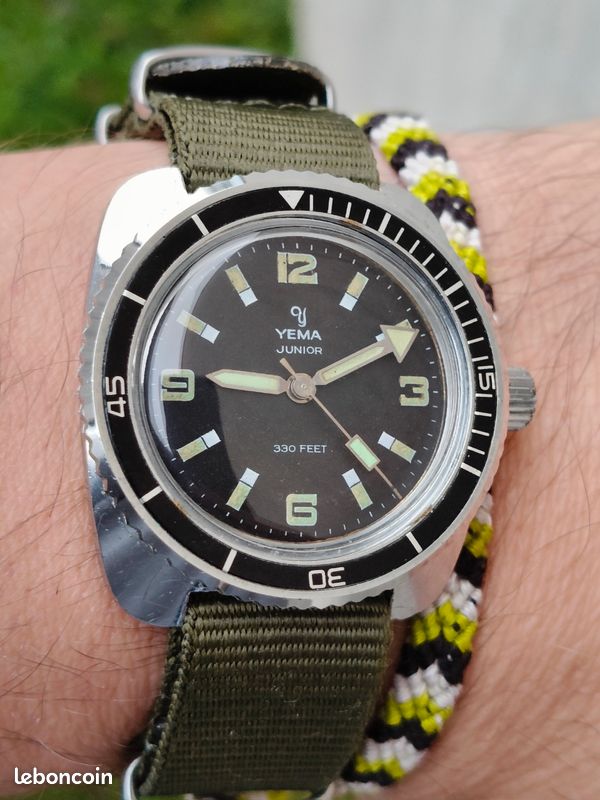 Montre Yema Skin diver révisée Vintage Montres Bijoux