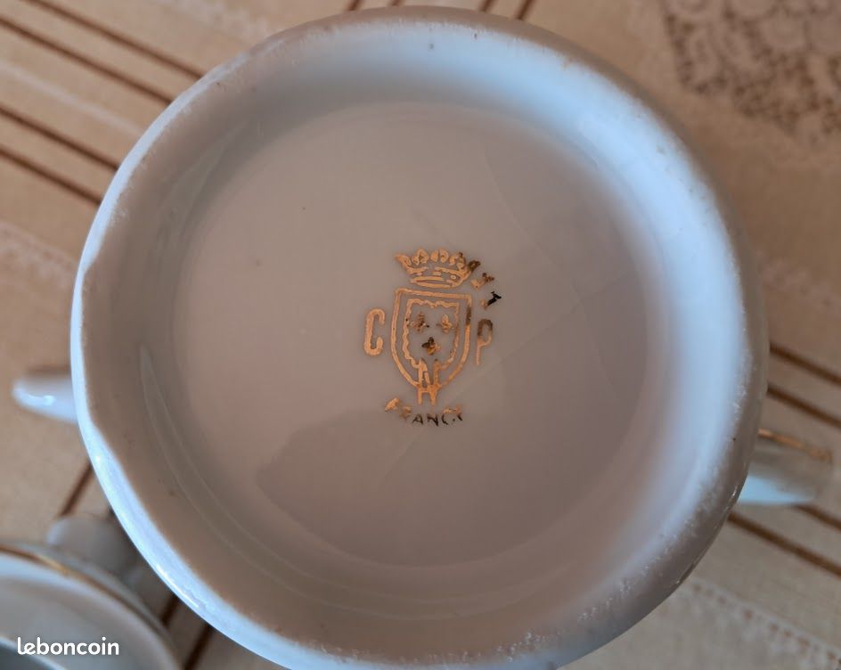 Service à Café En étain D'art France – Cafetière, Sucrier, Pot à Lait