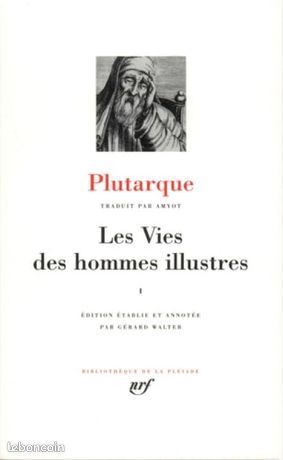 PLUTARQUE LES VIES DES HOMMES ILLUSTRES Gravures de DECARIS