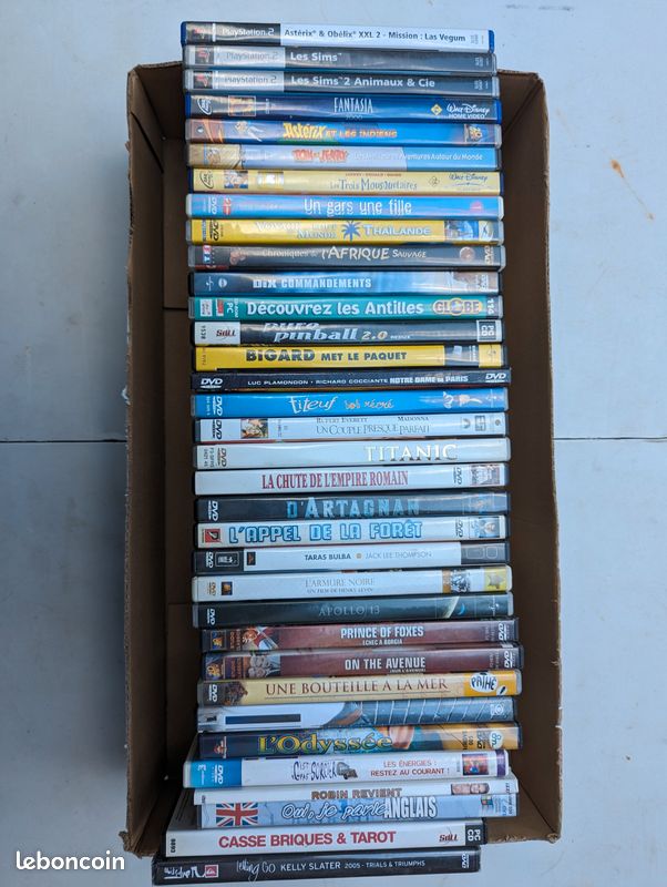 LOT DE 31 DVD Et 3 JEUX PS2 lot N 1 DVD Films lot-de-31-dvd-et-3-jeux-ps2-lot-n-1-dvd-films