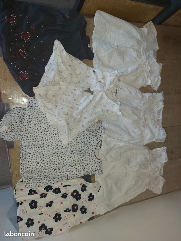 Lot De Vêtements Bébé Fille Thème Irlandais - Taille 9-12 Mois - Occasion Très Bon état
