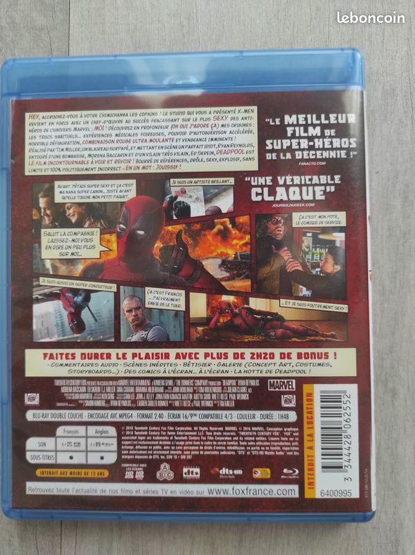 Deadpool Blu Ray (image 2)