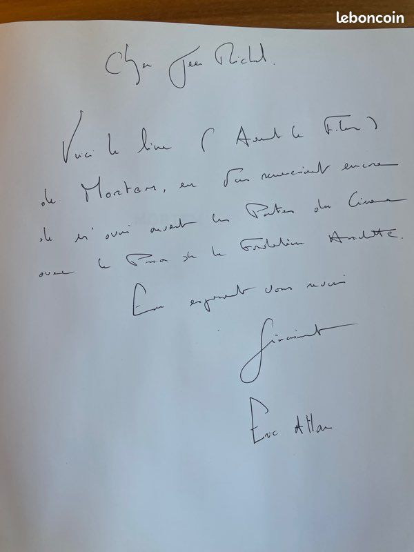 Gand livre dédicacé par Eric Atlan "Mortem" (image 3)