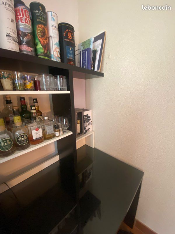 Bureau bois et verre (image 4)