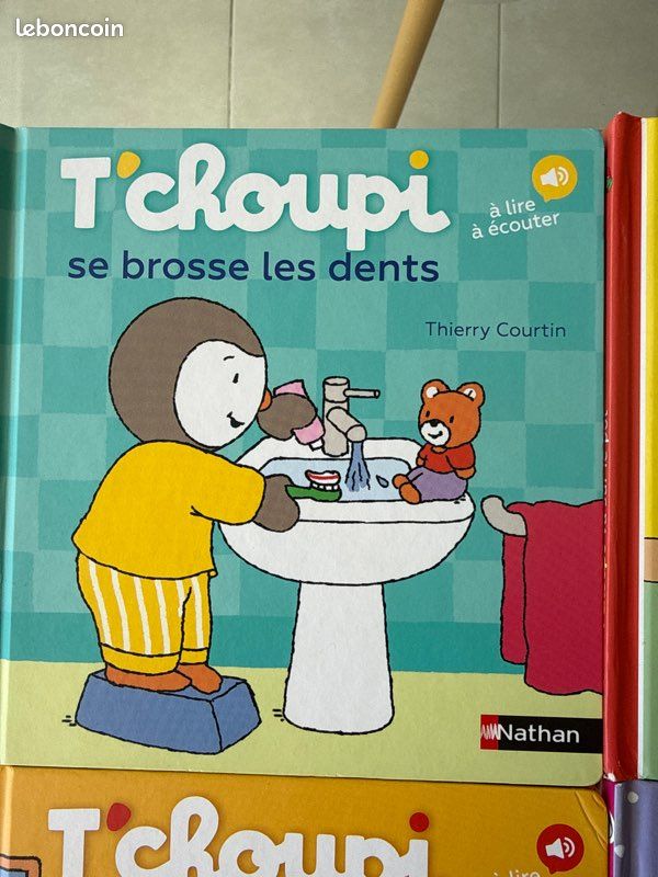 Lot 6 livres T’choupi – Thierry Courtin – Nathan – TBE (image 5)