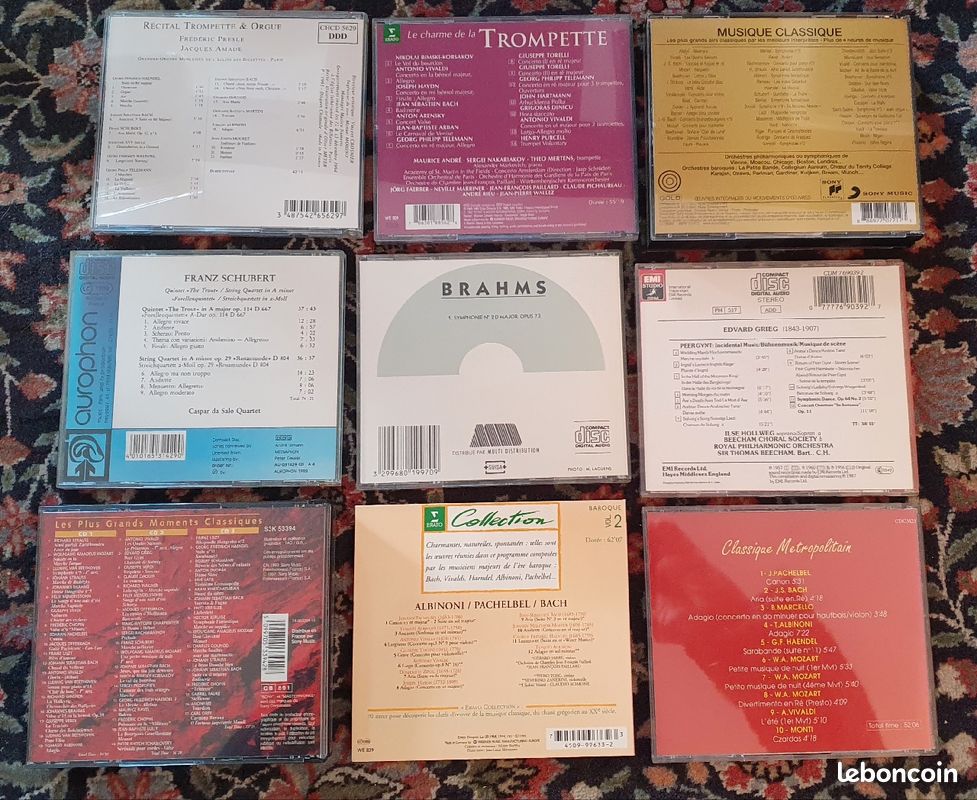 À vendre lot de 15 CD divers musique classique (lot 40) (image 2)