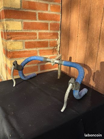 Guidon de vélo de course ancien CLB / potence Atax - Équipements vélos