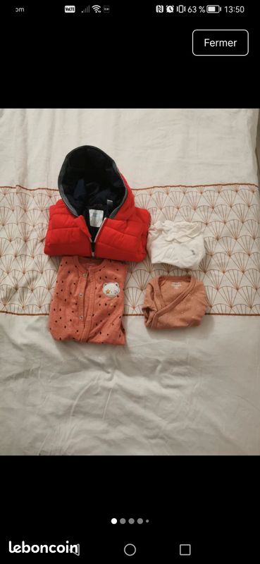 Lot de vêtements 0-6 mois (image 1)