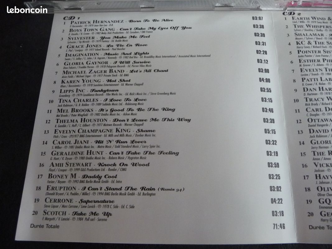 100% Hits Disco / 2 CD (image 8)