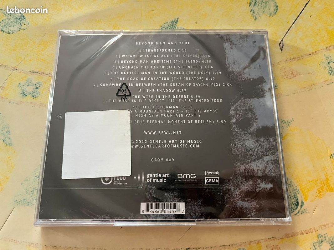 RPWL "Beyond man and time", CD scellé (image 2)