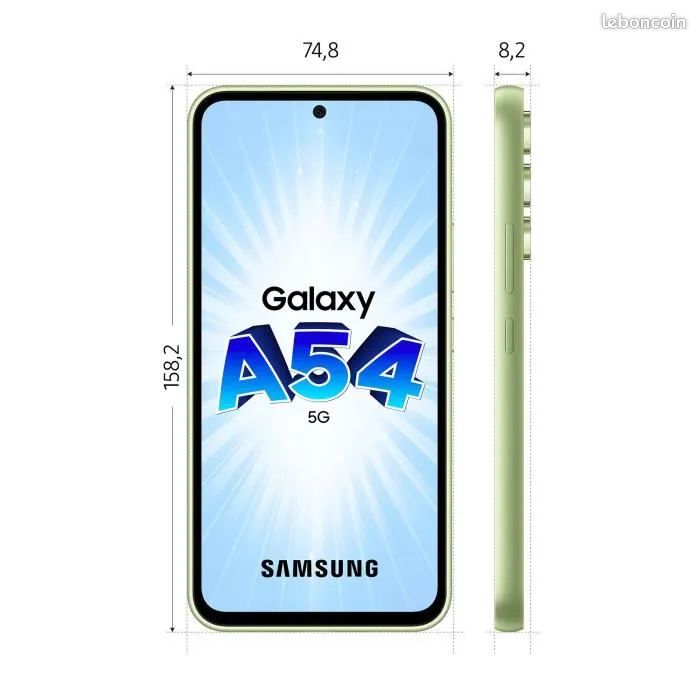 SAMSUNG Galaxy Galaxy A54 5G Vert 128Go TÉLÉPHONE DÉBLOQUÉ OPÉRATEUR Android (image 3)