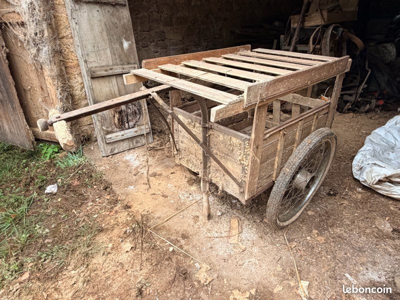 Petite remorque ancienne type michelin velo (image 1)