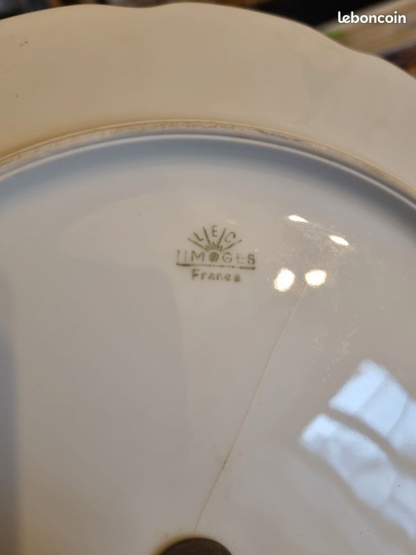 Présentoirs à gâteau à 2 étages - porcelaine de Limoges (image 4)