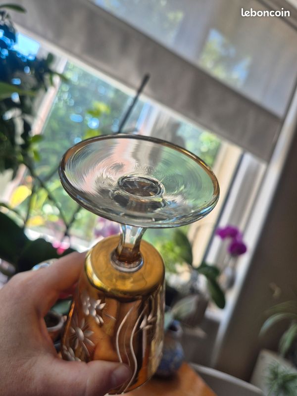 Ancien verre "souvenir de Communion" (image 8)