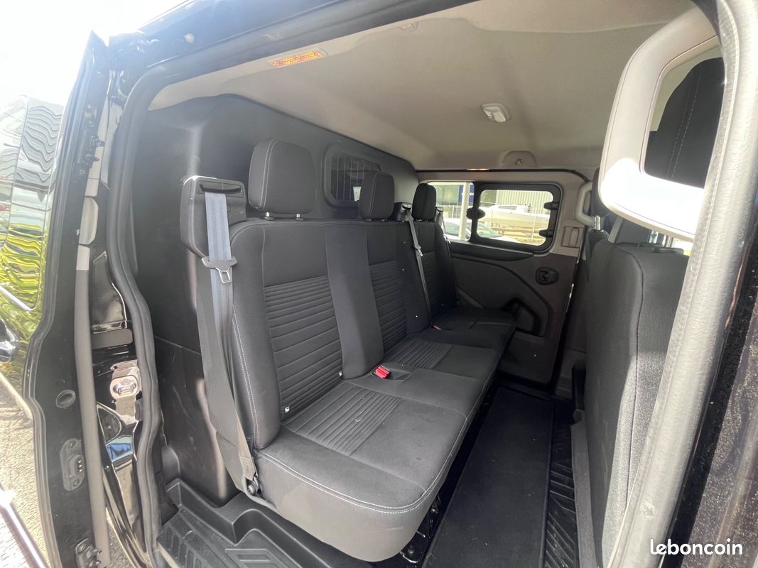 Ford transit custom cabine approfondie 320 l2h1 2.0 ecoblue 130 bva limited prix ttc/tva recuperable (image 35)