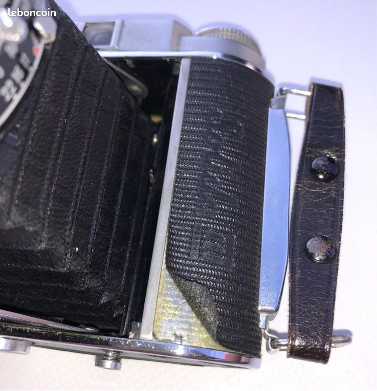 Vintage Camera Folding 6x6 Franka Solida III Lens Radionar 2.9/80mm US ZONE