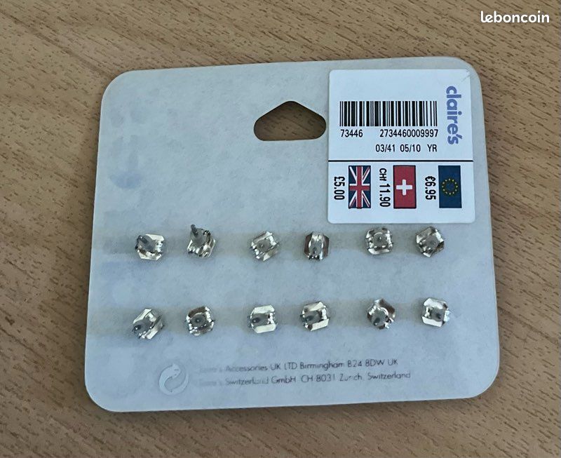 Lot boucles oreilles Claire’s (image 5)