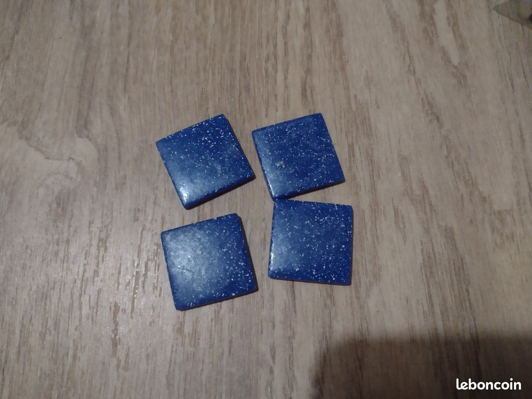 Mosaïque de Céramique Carrelage Bleu Cobalt Foncé Brillant