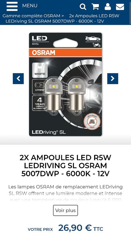 LEDriving BASIC R5W