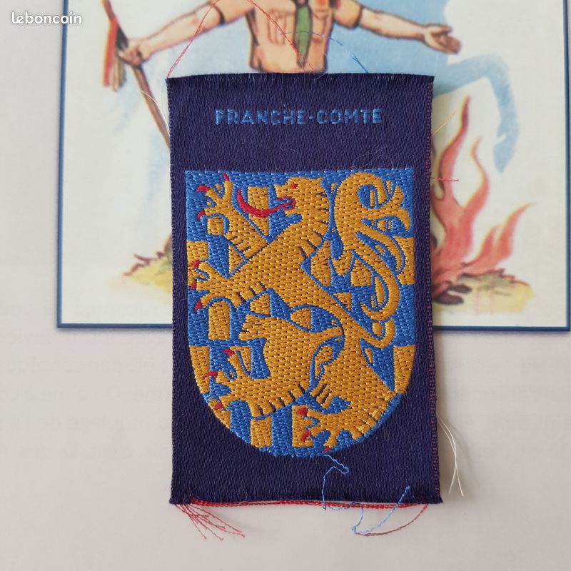 Patch Scout Unitaires De France Original, Insigne De Bras Tissu, Neuf