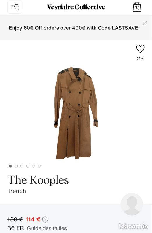 Trench-coat The Kooples (image 6)