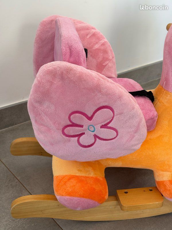 Vache à Bascule Funny Farmers Nattou Bébé Enfant Peluche Douce Jouet Éveil Motricité TBE (image 8)