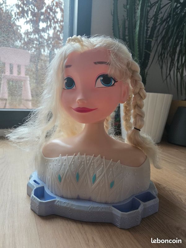 Tête à coiffer Elsa Reine des Neiges (image 2)