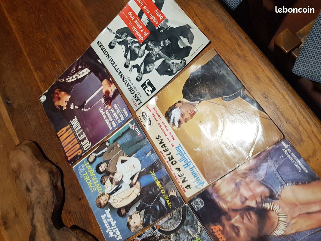 Lot 45 tours johnny hallyday (image 3)