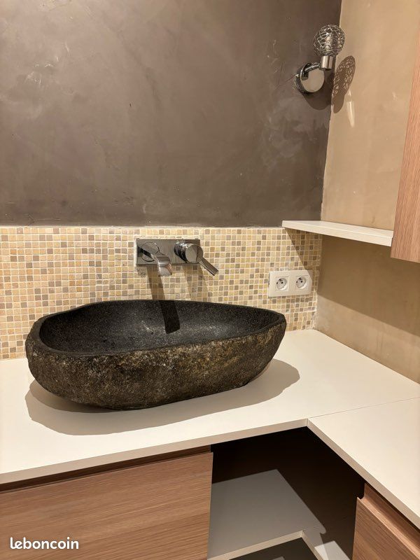 Vasque lavabo en pierre (image 1)