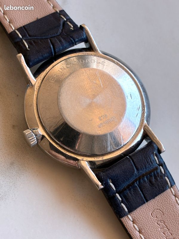Montre Homme Ebel Automatique Vintage Début Années 60 - Mouvement Mécanique Suisse, Cadran Blanc