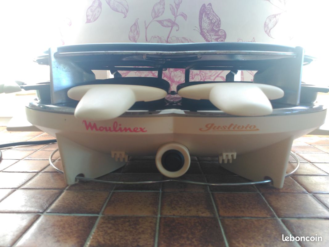 Appareil raclette 8 personnes / grill / crêpes Moulinex (image 2)
