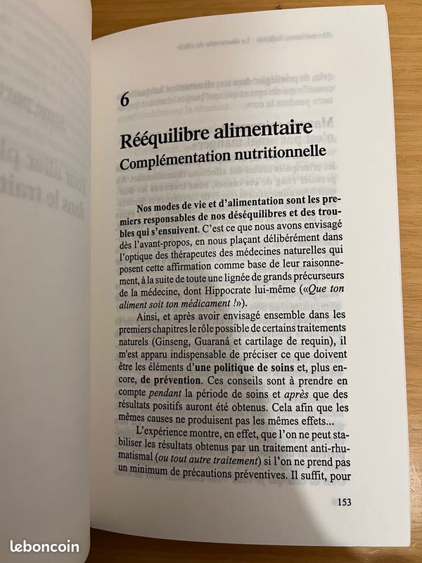 Livre ''Rhumatisme, Arthrose: La découverte du siècle'', R.Landis, Genève 1998 (image 14)