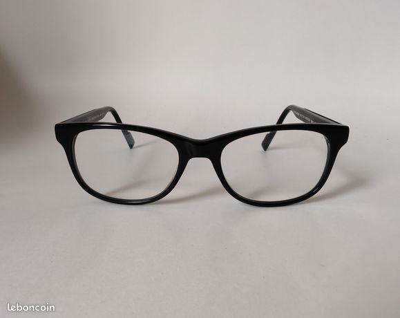 Lunettes MIKI NINN MNOM0007 Noires Ovales - Monture Acétate/métal, Neuve Sans étiquette