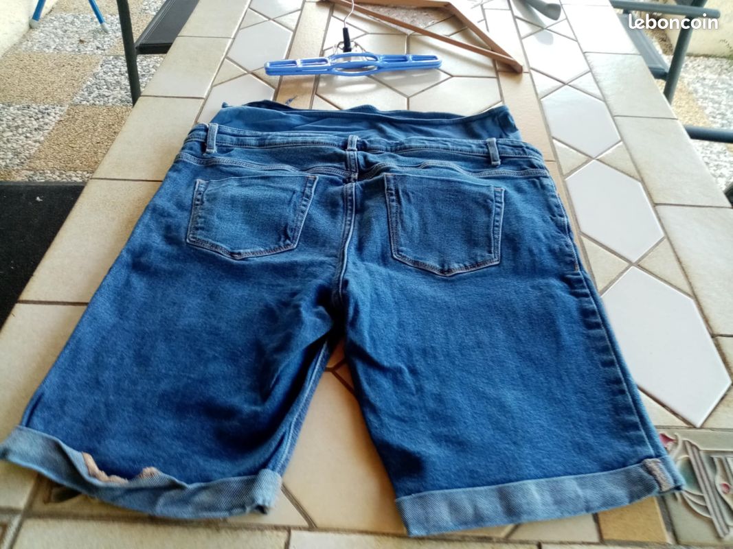 Short jeans de grossesse T 44 (image 8)
