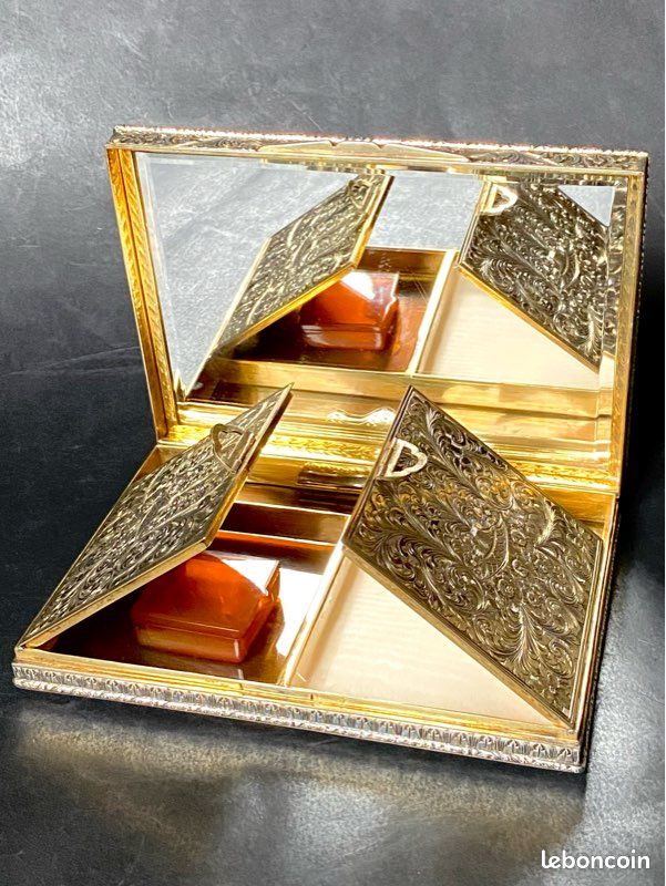 Ancien sucrier en argent vermeil XIX eme - FR
