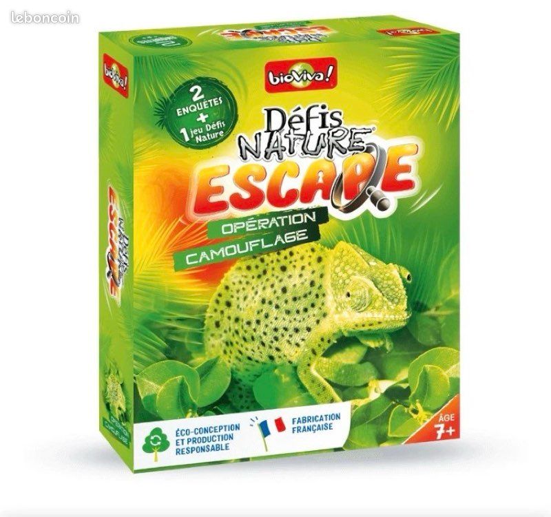 Vends le jeu Défis Nature Escape – Opération Camouflage de Bioviva (image 1)