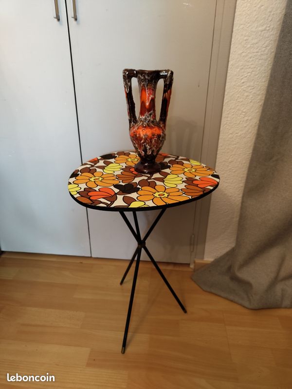 Table d'appoint année 50 relooké (image 10)